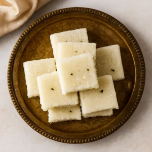 coconut barfi